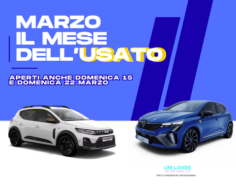 Marzo il mese dell'usato