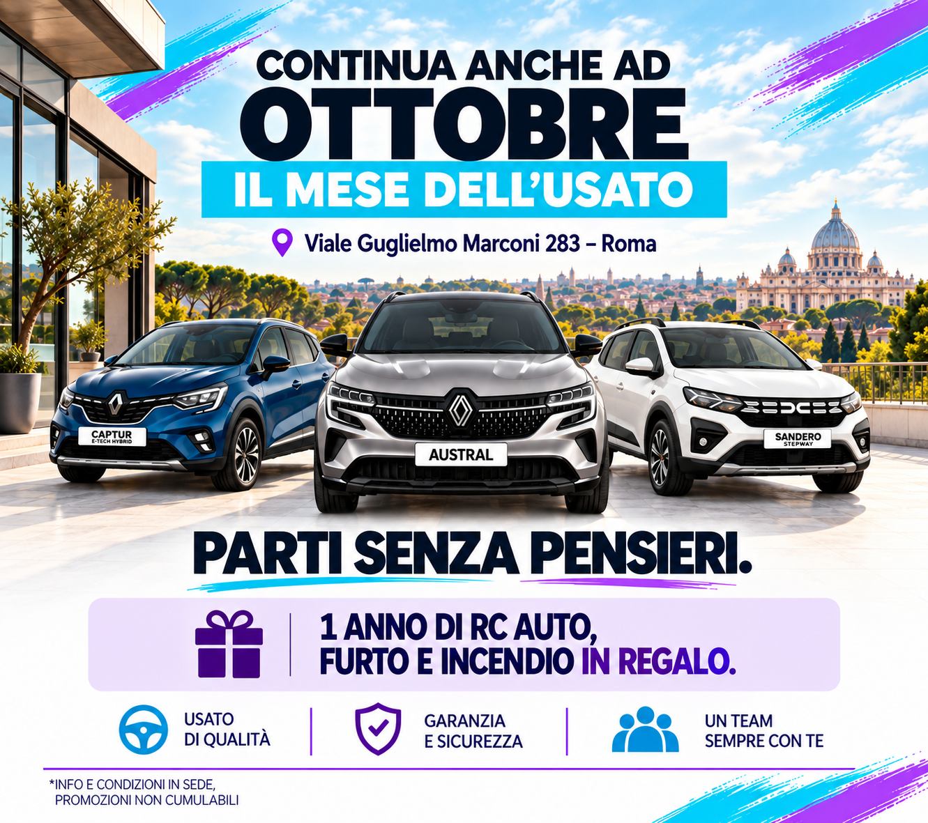 OTTOBRE: IL MESE DELL'USATO A MARCONI